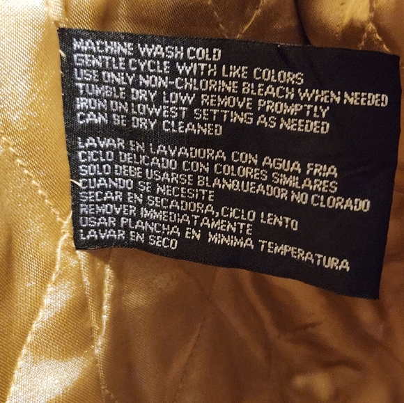 Weatherproof Garment Co Women's Coat Biege L Quilted Liner - Picture 7 of 7